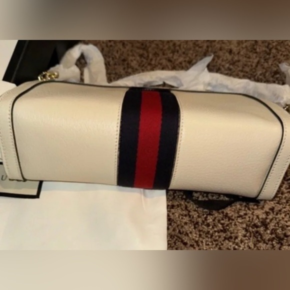 SOLD NEW Gucci Calfskin GG Ophidia Chain Shoulder / Crossbody Bag - Picture 5 of 10